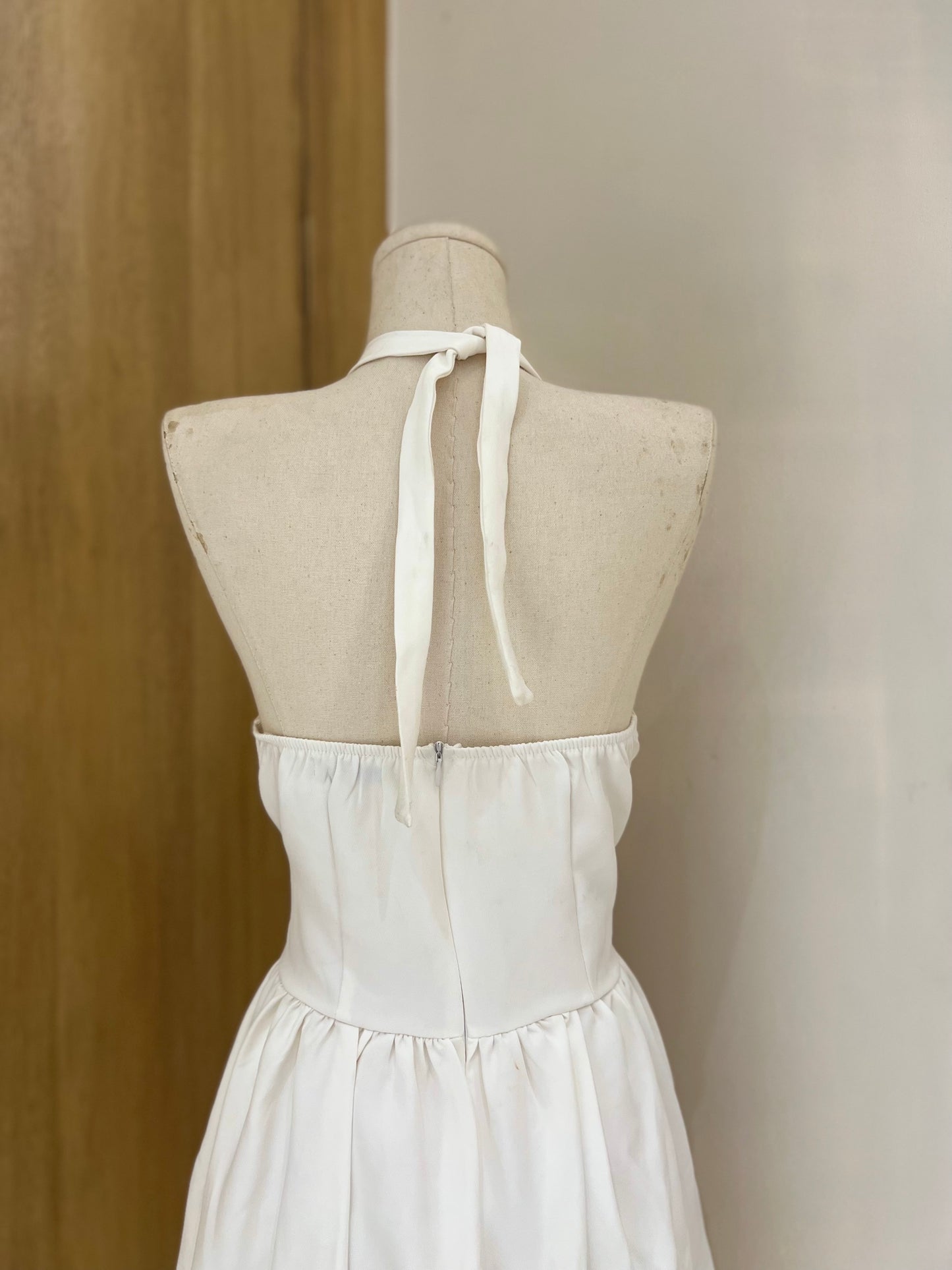 AMARA Halter Dress (WHITE)